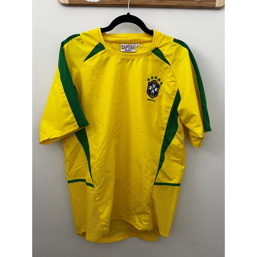 Brazil Soccer Jersey Yellow and Green